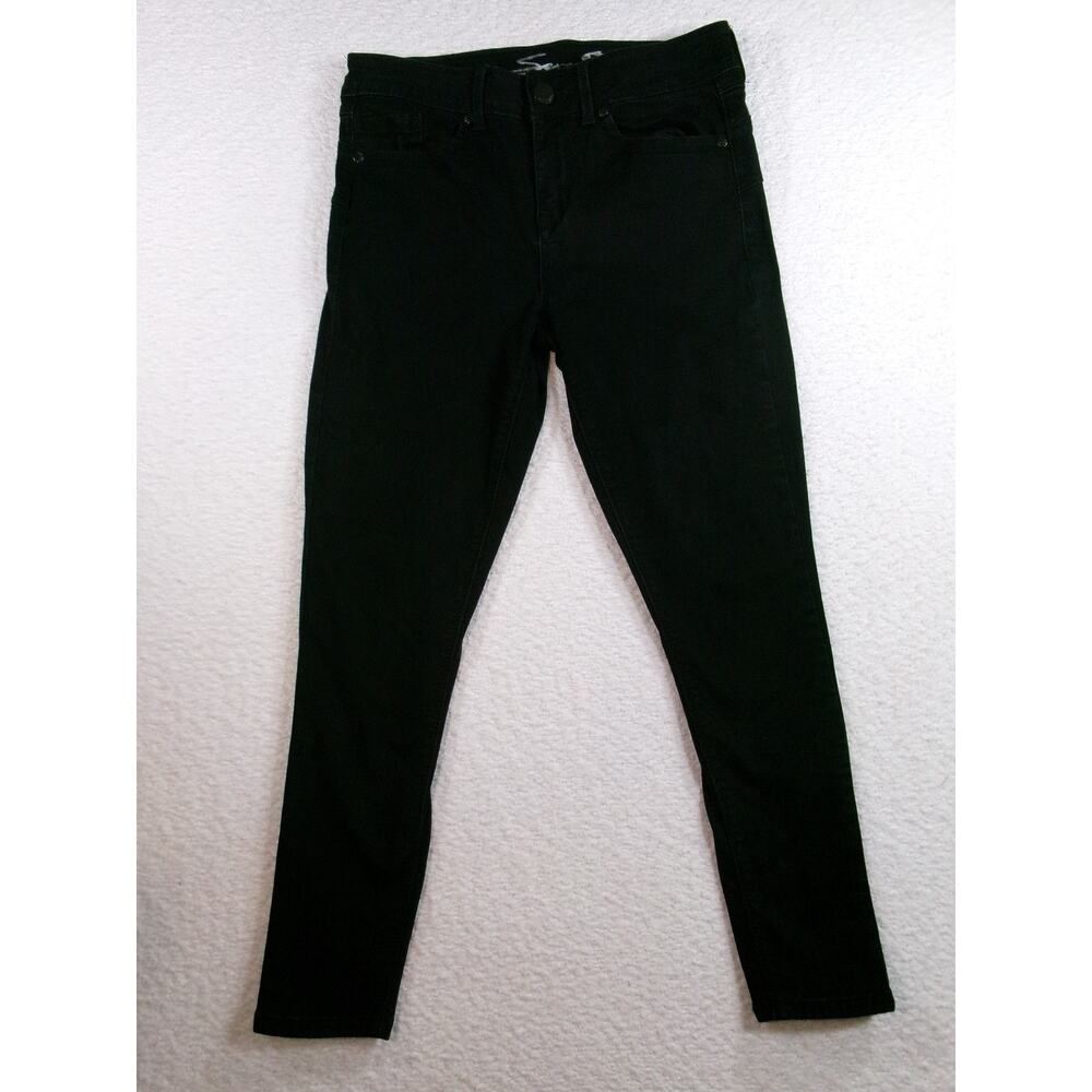 Seven7 womens black booty shaper legging jeans size 12 skinny